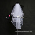 Hochwertige elegante Silk Tüll weiße Hochzeit Schleier schicke Brautschleier